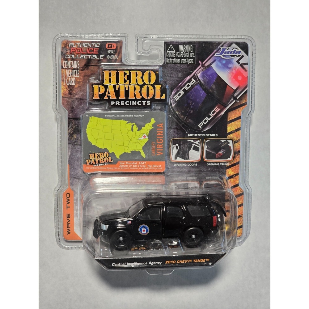 JADA HERO PATROL CENTRAL INTELLIGENCE AGENCY CIA VIRGINIA 2010 CHEVY TAHOE *NEW*